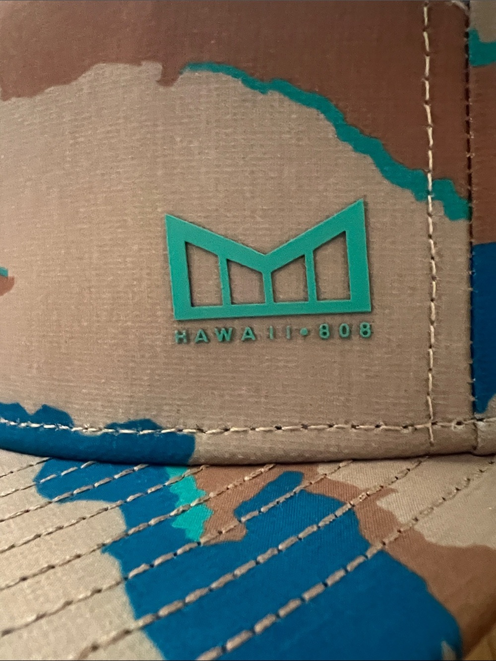 Melin Headwear Camo 5-Panel Hat Hawaii 808 Hydro - Picture 2 of 5